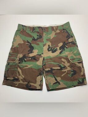 Polo Ralph Lauren Camo Cargo Shorts Relaxed PRL Camouflage Utility Mens Size 42